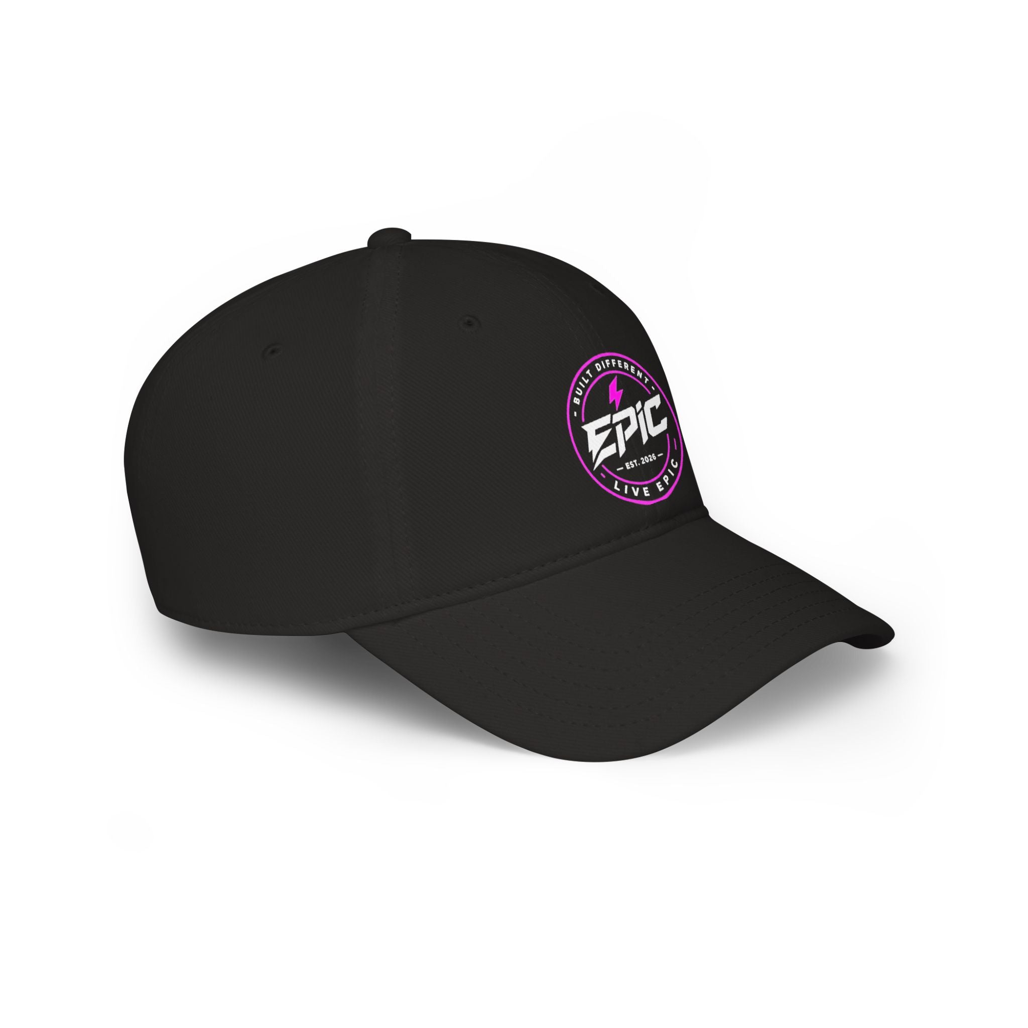 Copy of Ember Bolt Baseball Cap — Neon Pink Energy Logo Low-Profile Hat
